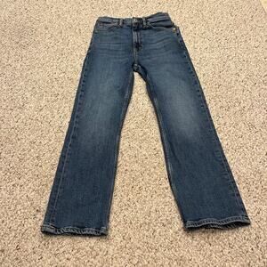 Redone 70s Crop Boot cut Jeans Sz 26 Medium Wash Denim Casual